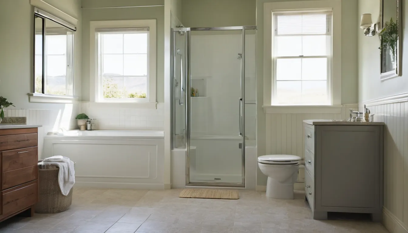 A bright, accessible bathroom with a walk-in tub in a home in Arlington Heights